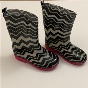 ✨Zebra Print Girls Rain Boots✨